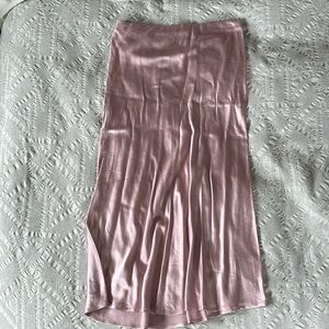 Rails Midi Satin Skirt